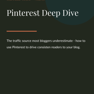 Pinterest Deep Dive