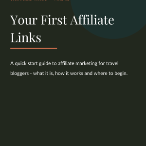 Your First Affiliate Links